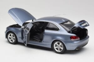 BMW 1 E82 Coupe Niebieski Kyosho 1:18 80430427065 Metal — zdjęcie 5 z 8