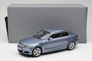 BMW 1 E82 Coupe Niebieski Kyosho 1:18 80430427065 Metal — zdjęcie 8 z 8