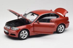 BMW 1 E82 Coupe Pomarańczowy Kyosho 1:18 80430427064 Metal — zdjęcie 2 z 8
