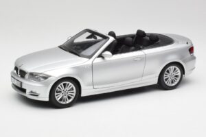 BMW 135i E88 Kabriolet Titan Srebrny Kyosho 1:18 80430427021 Metal