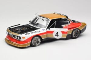 BMW 3.5 CSL E9 Gruppe 5 #4 J. Fitzpatrick / T. Walkinshaw Silverstone Winner 1976 Minichamps 1:18 180762004 Metal — zdjęcie 2 z 8