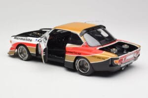 BMW 3.5 CSL E9 Gruppe 5 #4 J. Fitzpatrick / T. Walkinshaw Silverstone Winner 1976 Minichamps 1:18 180762004 Metal — zdjęcie 5 z 8