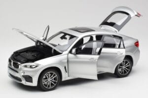 BMW X6 M F86 Srebrny Norev 1:18 183200 Metal — zdjęcie 2 z 8