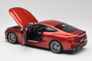 BMW M850i G15 Pomarańczowy Metallic Norev 1:18 183285 Metal — zdjęcie 5 z 8