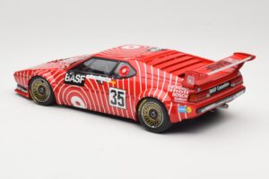 BMW M1 BASF GS Sport #35 H-J. Stuck / H. Heyer 6 Hours of Silverstone 1981 Minichamps 1:18 155812935 Metal — zdjęcie 5 z 6