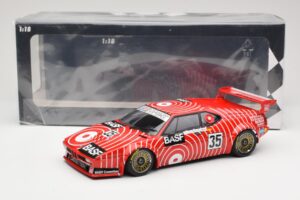 BMW M1 BASF GS Sport #35 H-J. Stuck / H. Heyer 6 Hours of Silverstone 1981 Minichamps 1:18 155812935 Metal — zdjęcie 6 z 6