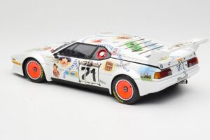 BMW M1 #83 Danner Bayern C. Danner / L. Oberndorfer 24 Hours of Le Mans 1981 Minichamps 1:18 80430306592 Metal — zdjęcie 7 z 8