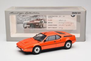 BMW M1 Pomarańczowy Minichamps 1:18 80432411549 Metal — zdjęcie 8 z 8
