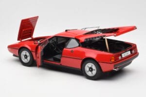 BMW M1 Czerwony Norev 1:18 183220 Metal — zdjęcie 5 z 8