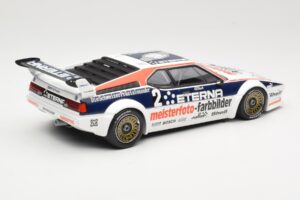 BMW M1 Schnitzer #2 H-J. Stuck Winner Deutsche Automobil Rennsport Trophy Zolder 1982 Minichamps 1:18 155822902 Metal — zdjęcie 2 z 6