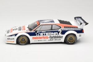 BMW M1 Schnitzer #2 H-J. Stuck Winner Deutsche Automobil Rennsport Trophy Zolder 1982 Minichamps 1:18 155822902 Metal — zdjęcie 3 z 6