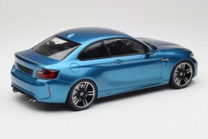 BMW M2 F87 Blue Metallic Minichamps 1:18 155026101 Metal — zdjęcie 2 z 6