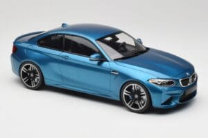 BMW M2 F87 Blue Metallic Minichamps 1:18 155026101 Metal — zdjęcie 4 z 6