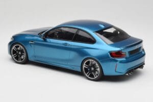 BMW M2 F87 Blue Metallic Minichamps 1:18 155026101 Metal — zdjęcie 5 z 6