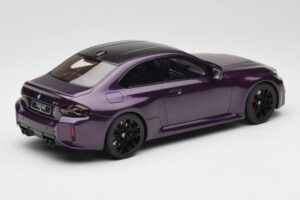 BMW M2 G87 Twilight Purple GT Spirit 1:18 GT946 Żywica — zdjęcie 2 z 6
