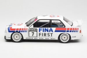 BMW M3 E30 #7 Fina J. Cecotto DTM 1992 AUTOart 1:18 89246 Metal — zdjęcie 3 z 7