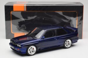BMW M3 E30 Macau Blue IXO 1:18 18CMC122 Metal — zdjęcie 6 z 6