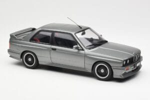 BMW M3 E30 Sport Evolution Cecotto Szary AUTOart 1:18 70567 Metal — zdjęcie 6 z 8