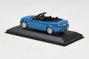 BMW M3 E46 Kabriolet Niebieski Minichamps 1:43 BMW015 Metal — zdjęcie 3 z 4