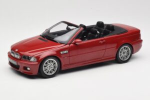 BMW M3 E46 Kabriolet Czerwony Kyosho 1:18 08505R Metal