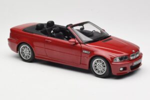 BMW M3 E46 Kabriolet Czerwony Kyosho 1:18 08505R Metal — zdjęcie 6 z 8