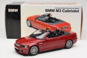 BMW M3 E46 Kabriolet Czerwony Kyosho 1:18 08505R Metal — zdjęcie 8 z 8