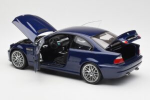 BMW M3 E46 Niebieski Kyosho 1:18 08503BL Metal — zdjęcie 5 z 8