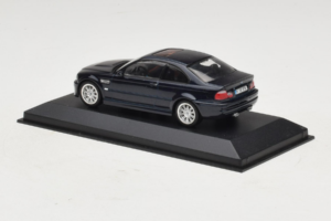 BMW M3 E46 Ciemnoniebieski Minichamps 1:43 80420009763-R1 Metal — zdjęcie 3 z 4