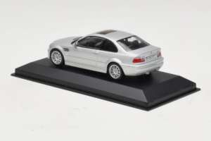 BMW M3 E46 Srebrny Minichamps 1:43 BMW013 Metal — zdjęcie 3 z 4