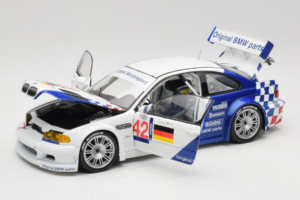 BMW M3 E46 GTR #42 J. Muller / J-J. Lehto ALMS 2001 Minichamps 1:18 80430139183-R1 Metal — zdjęcie 2 z 8