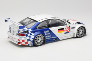 BMW M3 E46 GTR #42 J. Muller / J-J. Lehto ALMS 2001 Minichamps 1:18 80430139183-R1 Metal — zdjęcie 3 z 8