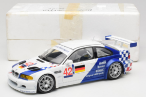 BMW M3 E46 GTR #42 J. Muller / J-J. Lehto ALMS 2001 Minichamps 1:18 80430139183-R1 Metal — zdjęcie 8 z 8
