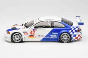 BMW M3 E46 GTR #42 J. Lehto / P. Ekblom ALMS 2001 Minichamps 1:18 100012142 Metal — zdjęcie 4 z 8