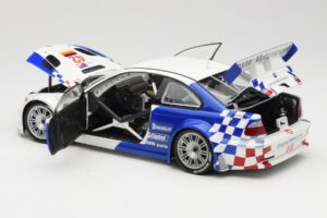 BMW M3 E46 GTR #42 J. Lehto / P. Ekblom ALMS 2001 Minichamps 1:18 100012142 Metal — zdjęcie 5 z 8