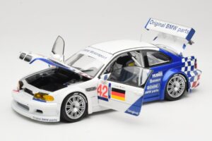 BMW M3 E46 GTR #42 J. Lehto / J. Muller ELMS 2001 Minichamps 1:18 100012192 Metal — zdjęcie 2 z 8