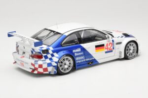 BMW M3 E46 GTR #42 J. Lehto / J. Muller ELMS 2001 Minichamps 1:18 100012192 Metal — zdjęcie 3 z 8