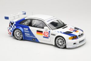 BMW M3 E46 GTR #42 J. Lehto / J. Muller ELMS 2001 Minichamps 1:18 100012192 Metal — zdjęcie 6 z 8