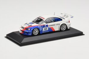 BMW M3 E46 GTR #42 P. Muller / J. Muller / H-J. Stuck / P. Lamy ADAC 24h Nurburgring 2004 Minichamps 1:43 BMW001 Metal — zdjęcie 2 z 4