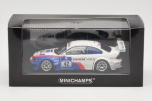 BMW M3 E46 GTR #42 P. Muller / J. Muller / H-J. Stuck / P. Lamy ADAC 24h Nurburgring 2004 Minichamps 1:43 BMW001 Metal — zdjęcie 4 z 4