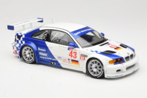 BMW M3 E46 GTR #43 D. Muller ALMS 2001 Minichamps 1:18 100012143 Metal — zdjęcie 6 z 8