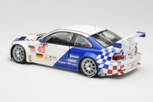 BMW M3 E46 GTR #43 D. Muller ALMS 2001 Minichamps 1:18 100012143 Metal — zdjęcie 7 z 8