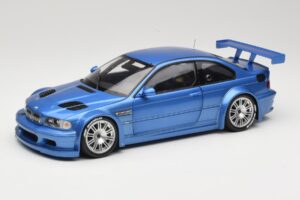 BMW M3 E46 GTR Street Niebieski Minichamps 1:18 80430302540 Metal