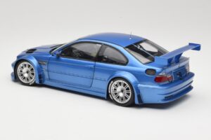 BMW M3 E46 GTR Street Niebieski Minichamps 1:18 80430302540 Metal — zdjęcie 7 z 8