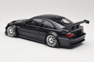 BMW M3 E46 GTR Street Carbon Black Minichamps 1:18 80430152552 Metal — zdjęcie 7 z 8