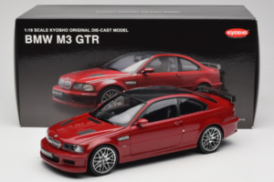 BMW M3 E46 GTR Street Czerwony Kyosho 1:18 08507R Metal — zdjęcie 8 z 8