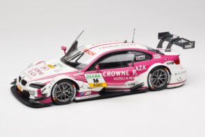 BMW M3 E92 DTM #16 BMW Team RMG A. Priaulx 2013 Minichamps 1:18 100132216 Metal — zdjęcie 2 z 8