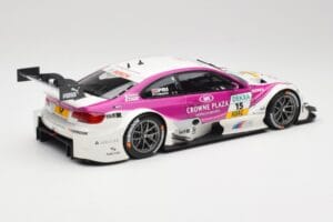 BMW M3 E92 #15 A. Priaulx BMW Team RBM DTM 2012 Minichamps 1:18 100122215 Metal — zdjęcie 3 z 8