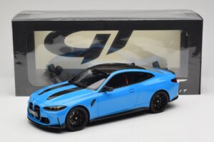 BMW M4 CS G82 Riviera Blue GT Spirit 1:18 GT511 Żywica — zdjęcie 6 z 6