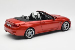 BMW M4 F83 Kabriolet Sakhir Pomarańczowy Paragon 1:18 PA-97111 Metal — zdjęcie 3 z 8