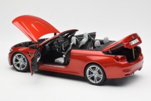 BMW M4 F83 Kabriolet Sakhir Pomarańczowy Paragon 1:18 PA-97111 Metal — zdjęcie 5 z 8